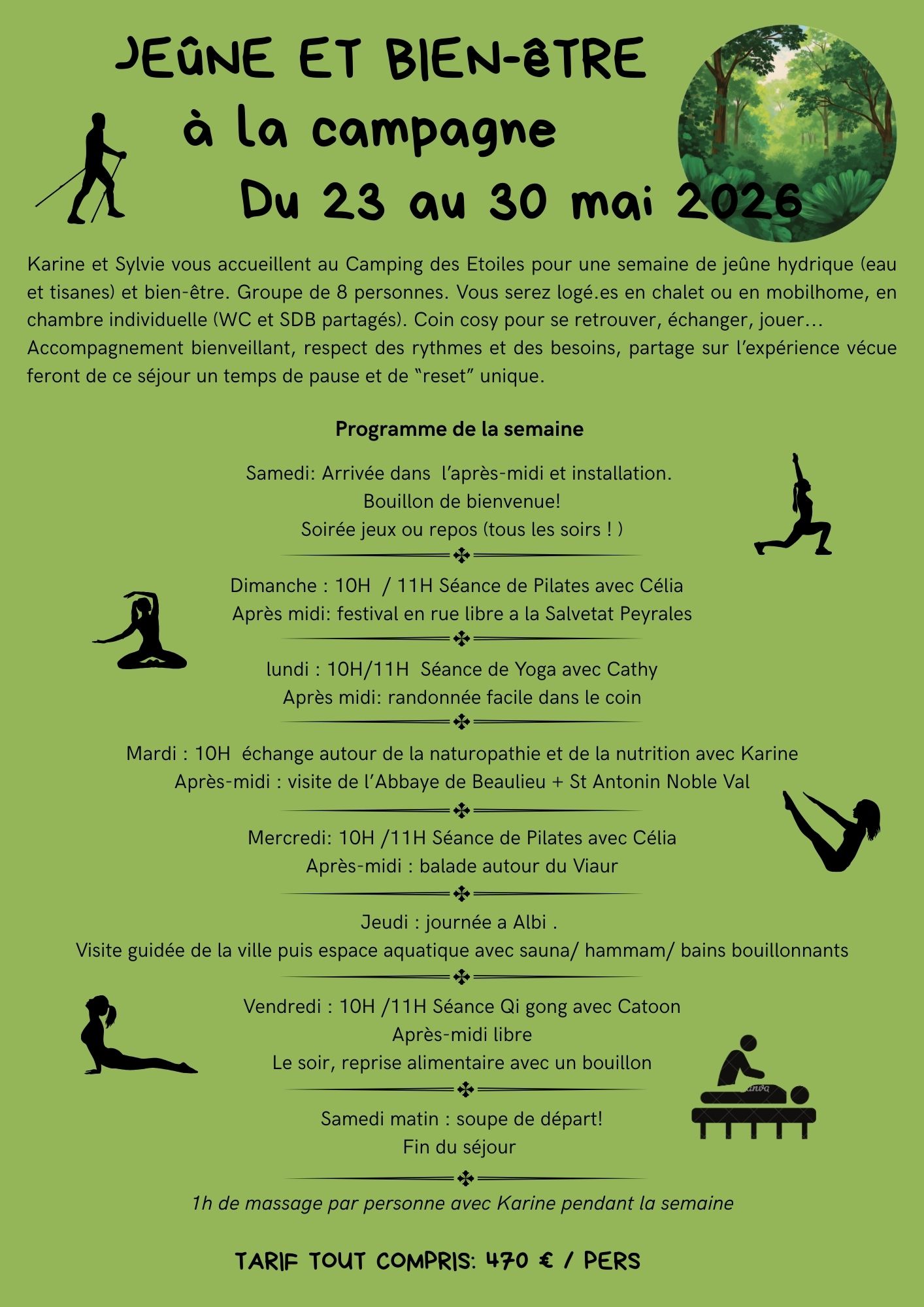 Programme Jeûne et Bien-être - 23 au 30 mai 2026