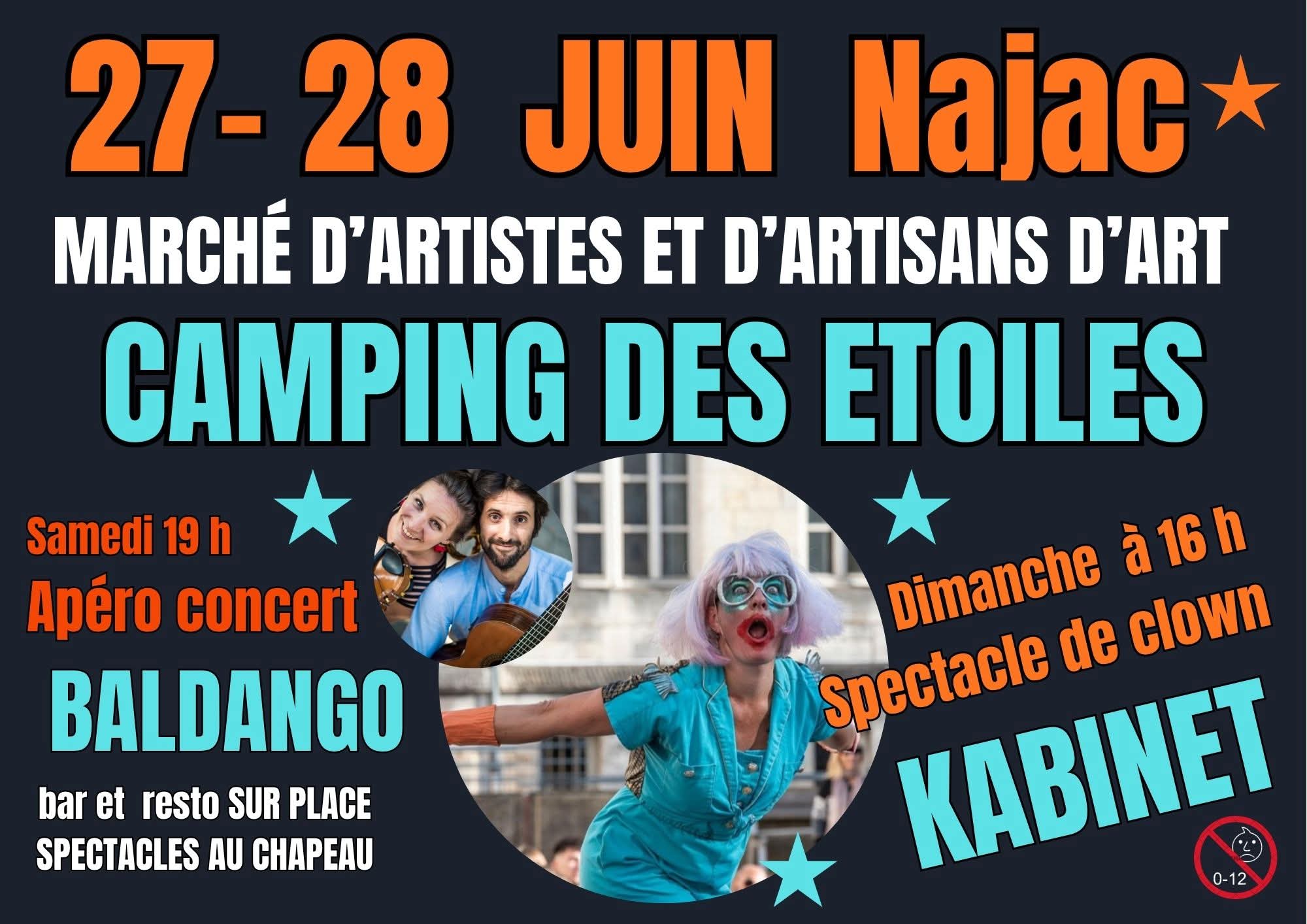 Marché des Étoiles – 27 & 28 juin – Camping des Étoiles, Najac